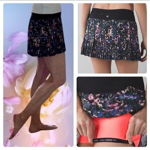 Lululemon Pleat To Street Skirt III Floral Tiny Pleats sz.6 🌸